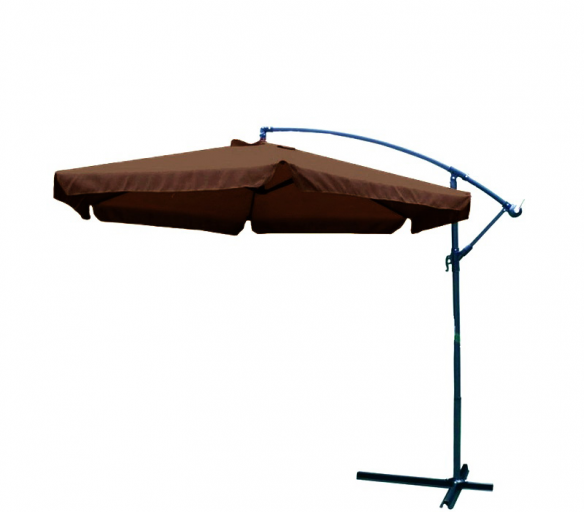 Aga Zahradní slunečník konzolový EXCLUSIV GARDEN 300 cm Coffee