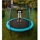 Aga SPORT EXCLUSIVE Trampolína 250 cm Světle modrá + ochranná síť + žebřík - II. JAKOST
