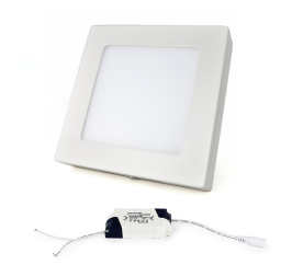 LED panel ČTVERCOVÝ BRGD0127 170x170x35mm přisazený - 12W - 230V - 1080Lm - neutrální bílá