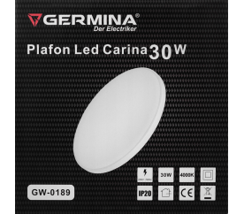 LED přisazené stropní svítidlo 30W kulaté - neutrální bílá