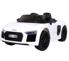 Elektrické autíčko AUDI R8 s dálkovým ovládáním PA0182  Bílé