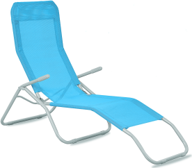 Aga Zahradní lehátko SIESTA Modré