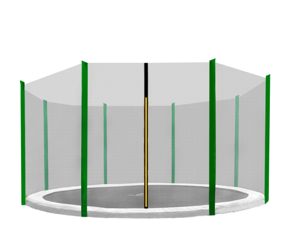OUTLET Aga Ochranná síť 366 cm na 8 tyčí Black net / Dark Green
