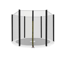 Aga Ochranná síť 220 cm na 6 tyčí Černá síť / Černá