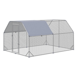 Aga Klecový výběh s plachtou pro slepice 2,8x3,8x1,95 m