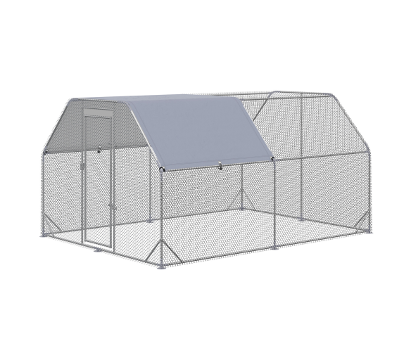 Aga Klecový výběh s plachtou pro slepice 2,8x3,8x1,95 m
