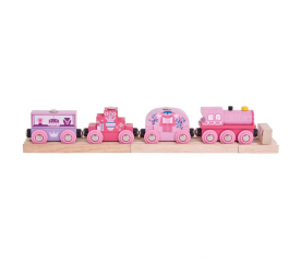 Bigjigs Rail Vlak pro princezny + 3 koleje