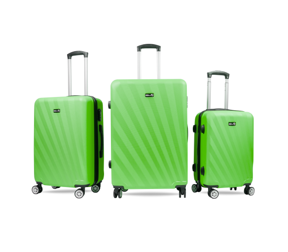Aga Travel Sada cestovních kufrů MR4653 Zelená