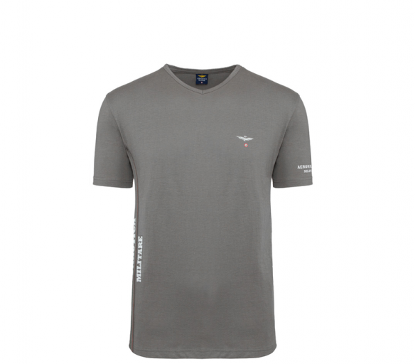 Aeronautica Militare Tričko V-NECK 3-Pack X1398 Grey