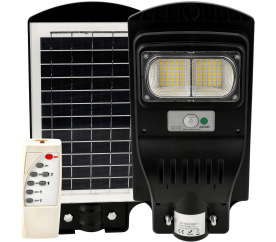 Solární pouliční LED lampa MARAKESZ - 30W - PIR