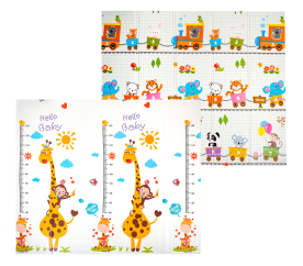 Aga4Kids Dětská skládací pěnová podložka 200x180 cm 6DZ107  - II. JAKOST