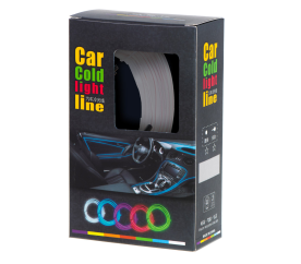 LED ambientní osvětlení do auta / auto USB / 12V páska 5m bílá