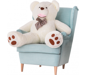 Aga4Kids Plyšový medvěd 130 cm Amigo White