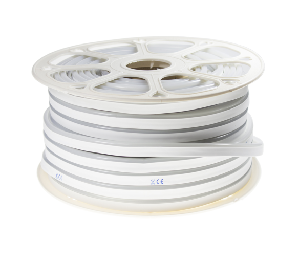 LED pásek NEON - 230V - 1m - 8W/m - IP68 - vodotěsný - teplá bílá