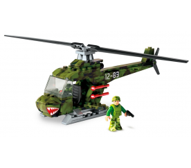 Mega Bloks vojenská helikoptéra