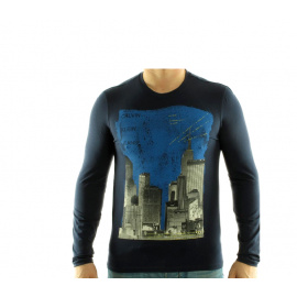 CALVIN KLEIN Tričko cmp84q Navy