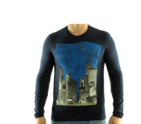 CALVIN KLEIN Tričko cmp84q Navy