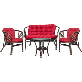 Aga Ratanová sestava BAHAMA Choco Dark Red