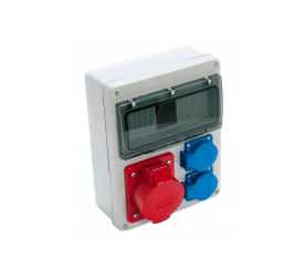 Elektrický skříňový rozvaděč 32A/5P 2x230V