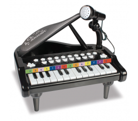 Elektronické piano s mikrofonem