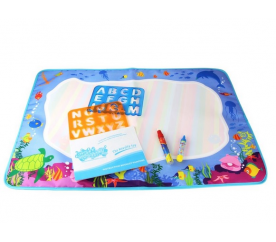 Aga4Kids Vodní podložka na kreslení 73x49 cm Modrá