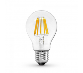 LED žárovka  - E27 - 10W - 1050Lm - filament - teplá bílá