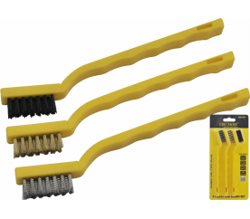 Sada drátěných kartáčů 18 cm - 3 ks