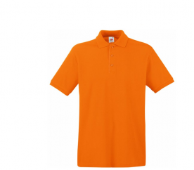 Fruit Of The Loom Tričko PREMIUM POLO Orange