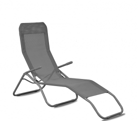 Aga Zahradní lehátko SIESTA Grey