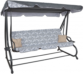Aga Zahradní houpačka XXXL COMFORT LUX Prestige Grey