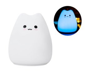 Aga Dotykové noční světlo Little Cat - silikonové LED
