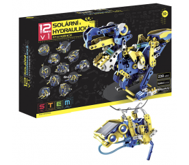 Solární a hydraulická stavebnice - robot 12 v 1
