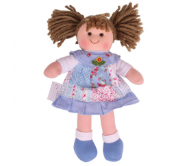 Bigjigs Toys Látková panenka Sarah 28 cm