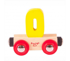 Bigjigs Rail vagónek dřevěné vláčkodráhy - Číslo 0