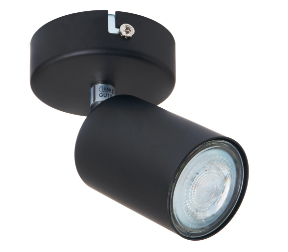 Stropní bodové svítidlo LED VIKI 1x GU10 černé