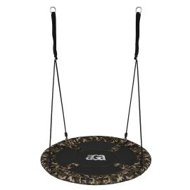 Aga Závěsný houpací kruh 90 cm Maskáčový