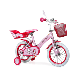 Injusa Dětské kolo HELLO KITTY 12" Pink 2017