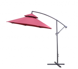 Aga Zahradní slunečník EXCLUSIV CUBE 250 cm Dark Red