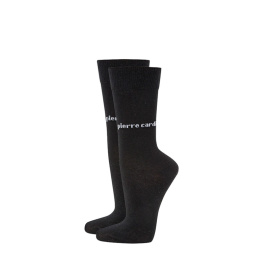 Pierre Cardin Ponožky 2 PACK Black