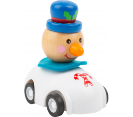 Small Foot Vánoční autíčko 1 ks bílá