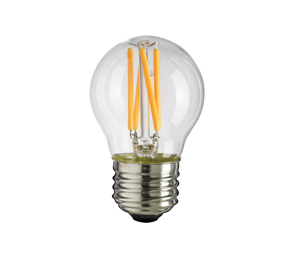 LED žárovka  - E27 - G45 - 6W - 510Lm - filament - teplá bílá