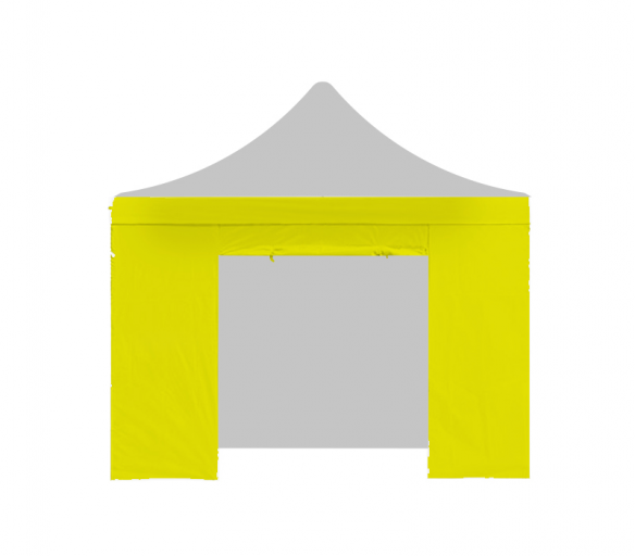 Aga Bočnice s dveřmi POP UP 3x3 m Yellow