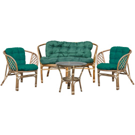 Aga Ratanová sestava BAHAMA Grey Dark Green