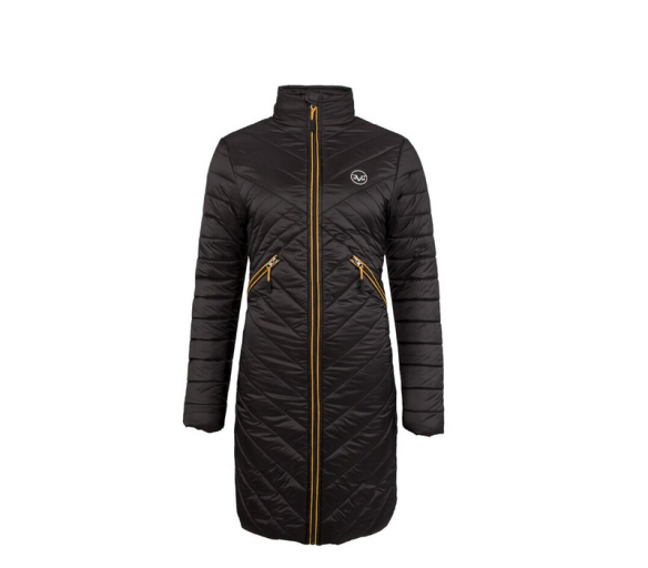 Versace 19.69 Dámský prošívaný kabát C66 Black
