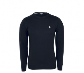 U.S. Polo Assn Svetr ROUND-NECK Black