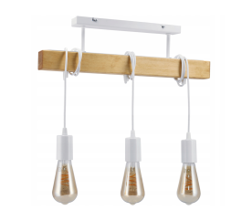 LED závěsné stropní svítidlo 3x E27 Beam LOFT - bílý lustr