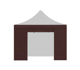 Aga Bočnice s dveřmi POP UP 2x2 m Brown