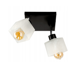 LED stropní čtvercové svítidlo 2xE27 WHITE CIRCLE