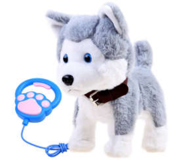 Interaktivní pes Husky na vodítku 6DZ065 - II. JAKOST