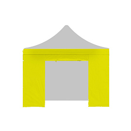 Aga Bočnice s dveřmi POP UP 2x2 m Yellow